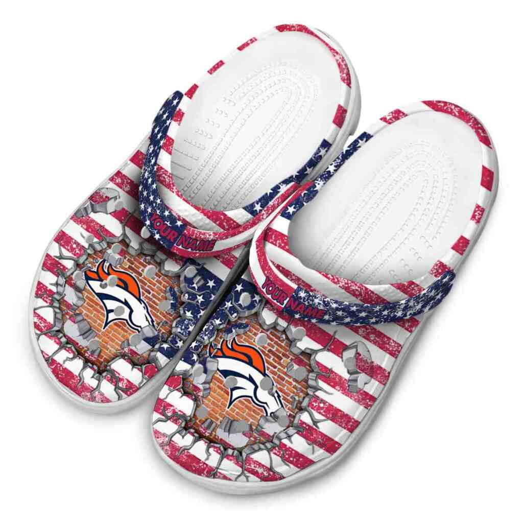 Custom Denver Broncos Freedom Splinter ClogTVC180105 - Image 4