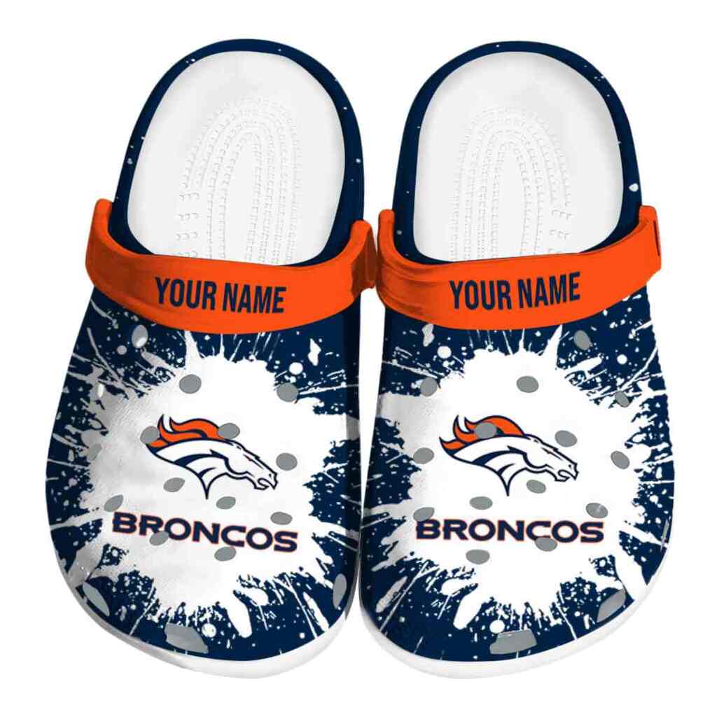 Custom Denver Broncos Splash Art ClogTVC180105