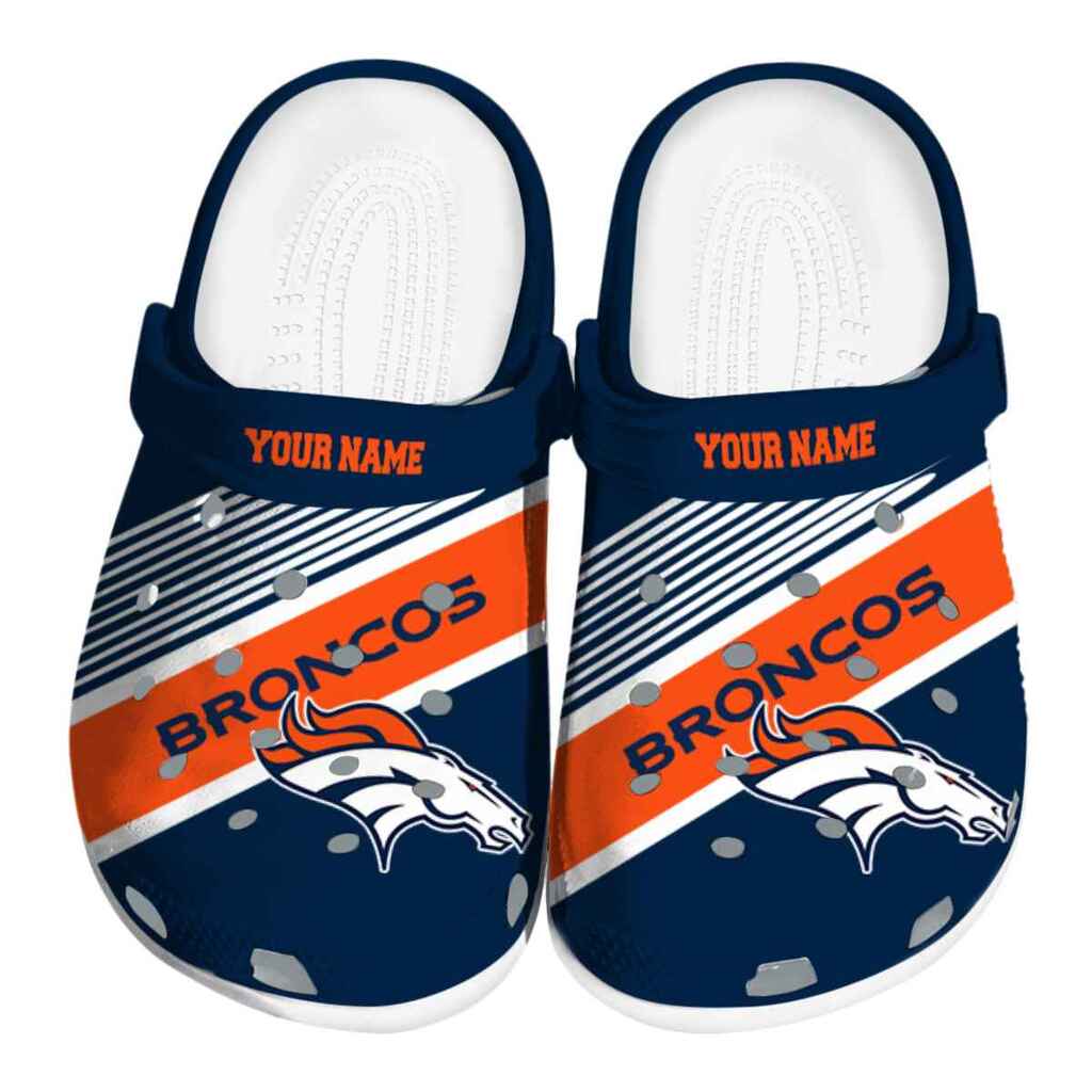 Custom Denver Broncos Vibrant Dual-Tone ClogTVC180104