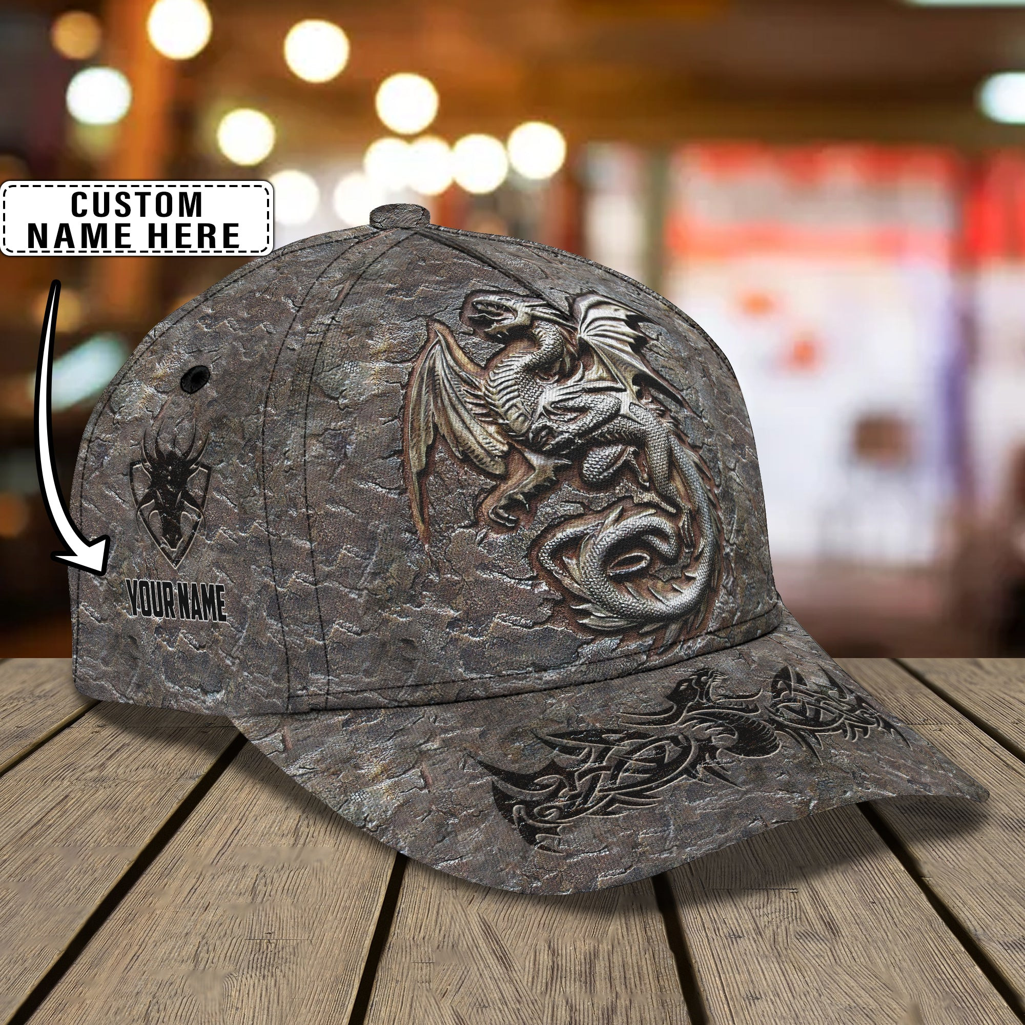 Custom Dragon Classic Cap - Personalized Hat For Men And Women Trucker Hats Custom Hats Gifts For Men & Women
