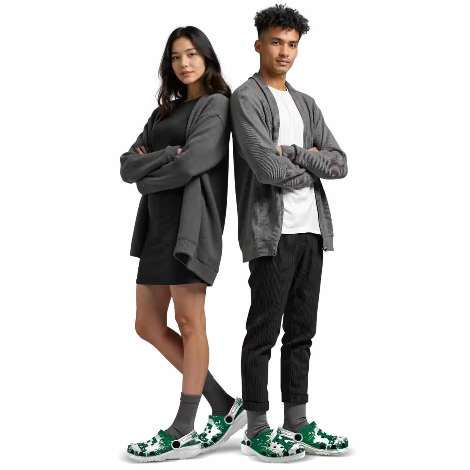 Custom Eastern Michigan Eagles Splash Art ClogTVC1801750 - Image 7