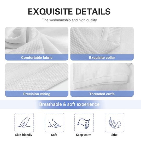 Custom Face Christmas Family Xmas Leds, Personalized Family Photo Ugly Sweater - Image 14