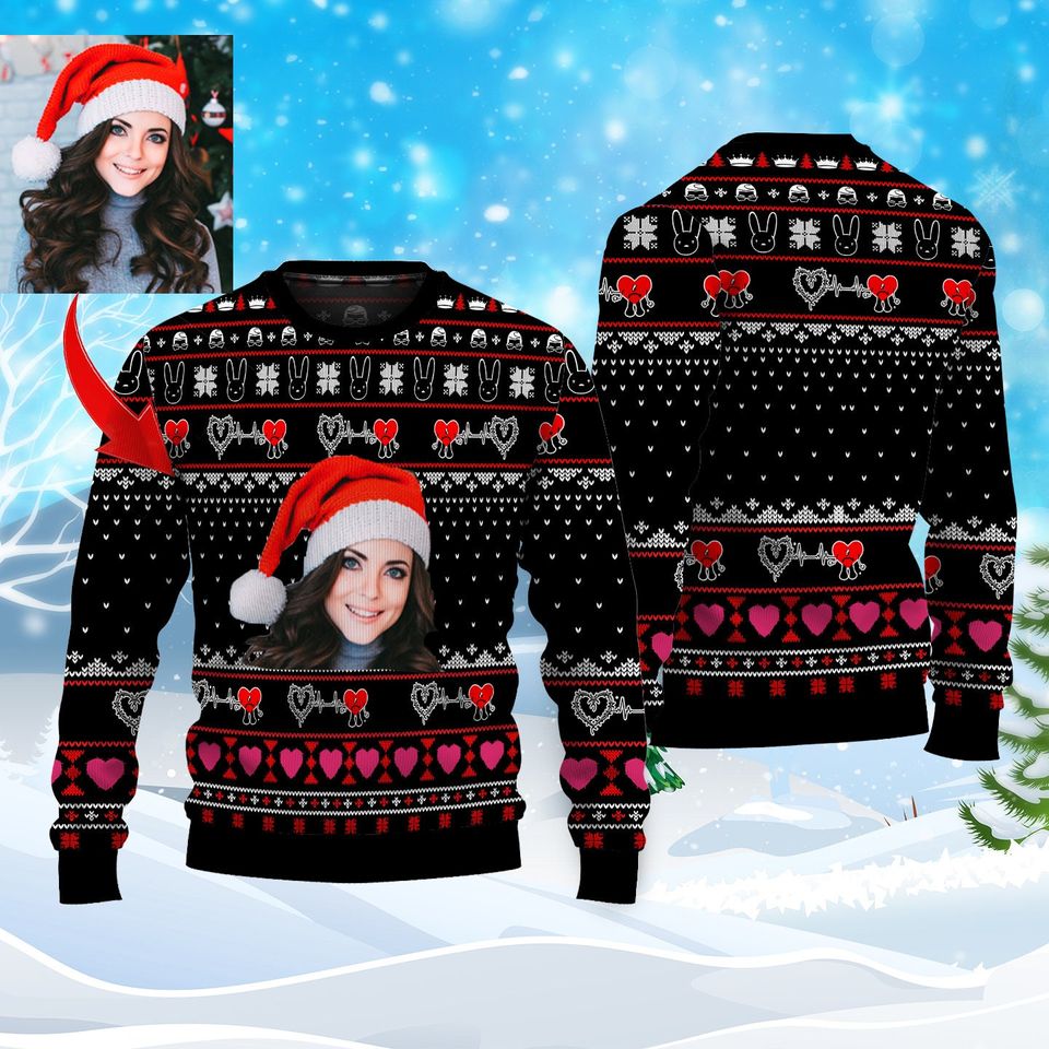 Custom Face Christmas Sweater