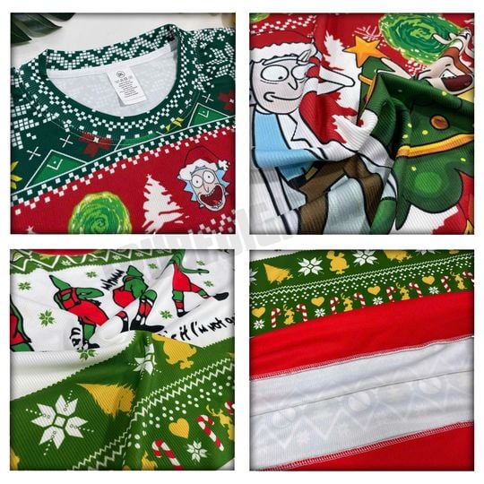 Custom Face Christmas Ugly Sweater, Family Christmas Sweater - Image 12
