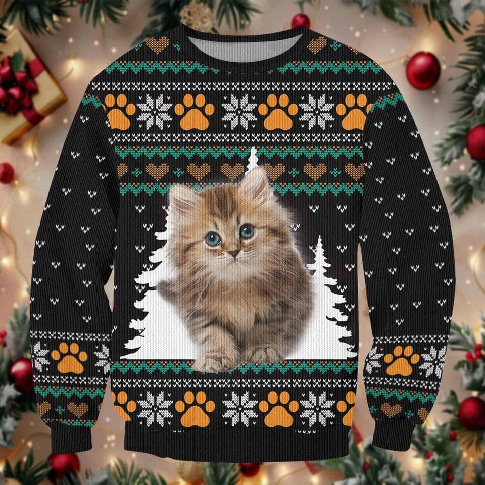 Custom Face Christmas Ugly Sweater, Personalized Pet Photo Sweater, Ugly Christmas Sweater, Christmas Gifts - Image 4