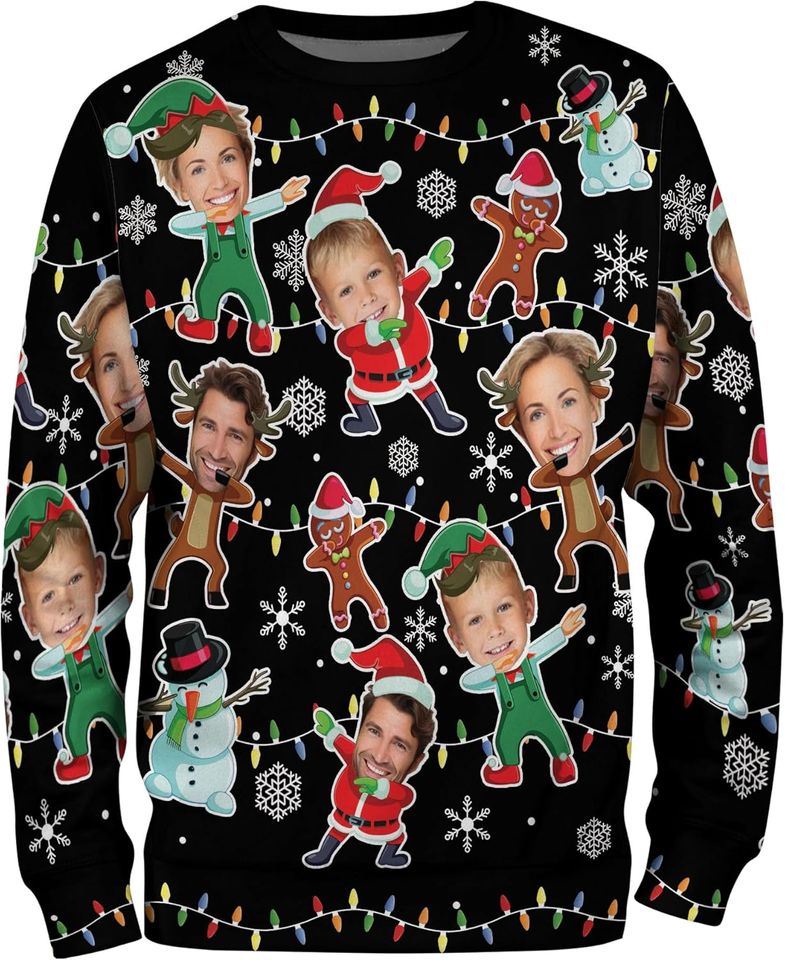 Custom Face Ugly Christmas Sweater