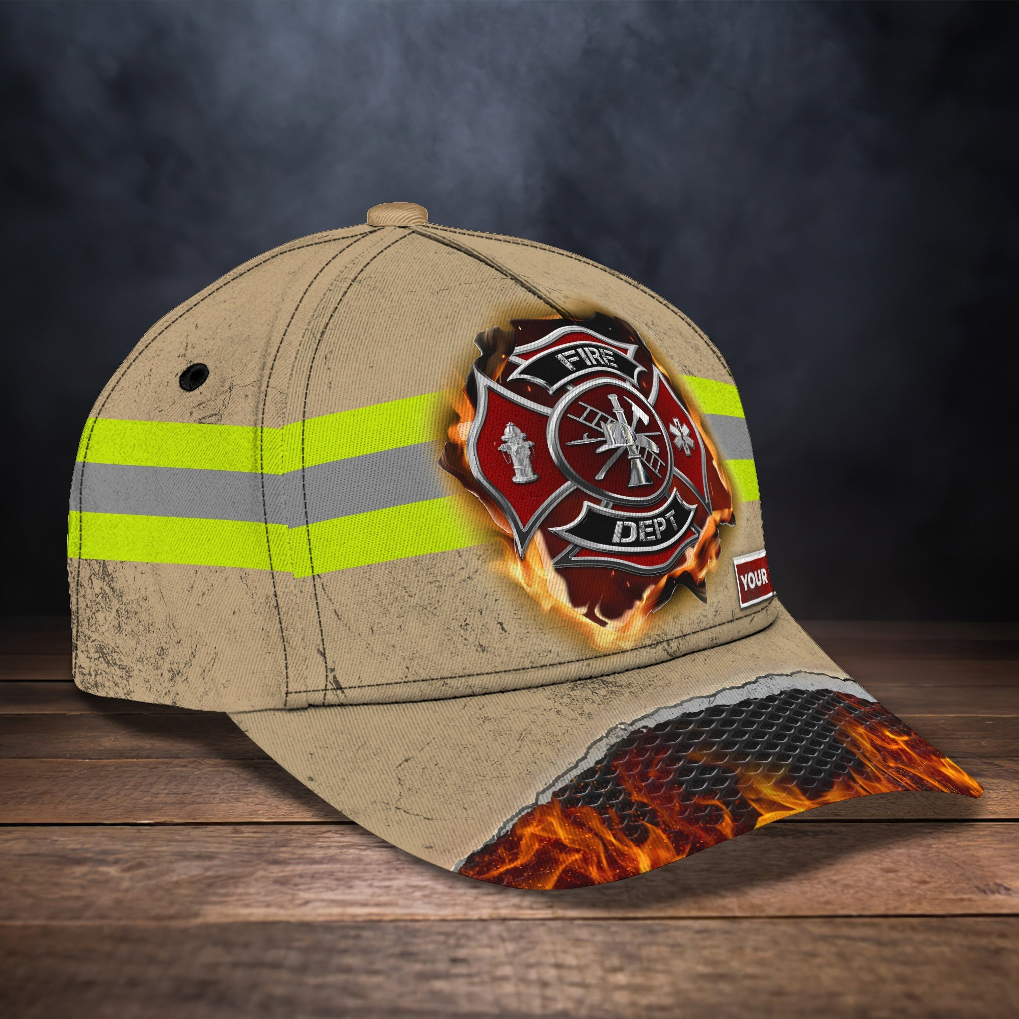 Custom Firefighter Classic Cap - Personalized Gift Trucker Hats Custom Hats Gifts For Men & Women