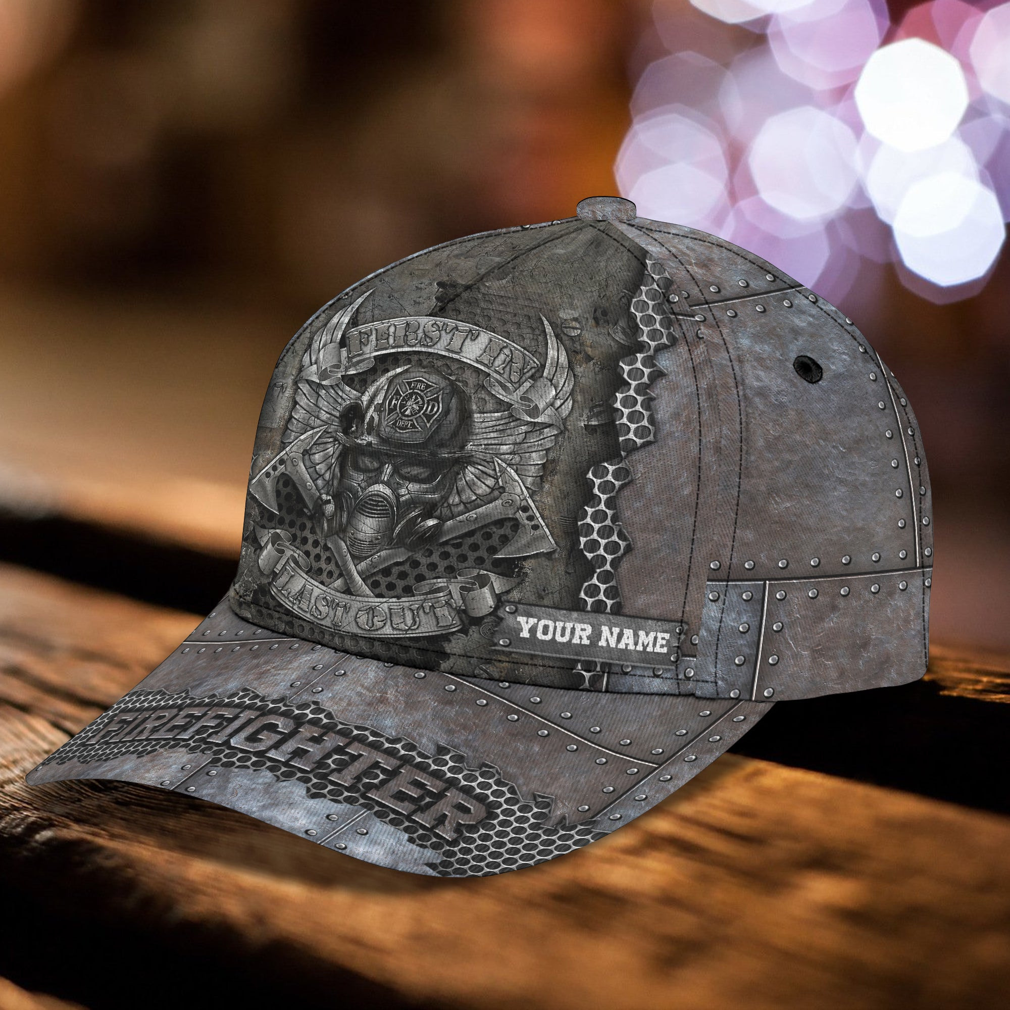 Custom Firefighter Name Cap - Personalized Classic Hat Trucker Hats Custom Hats Gifts For Men & Women