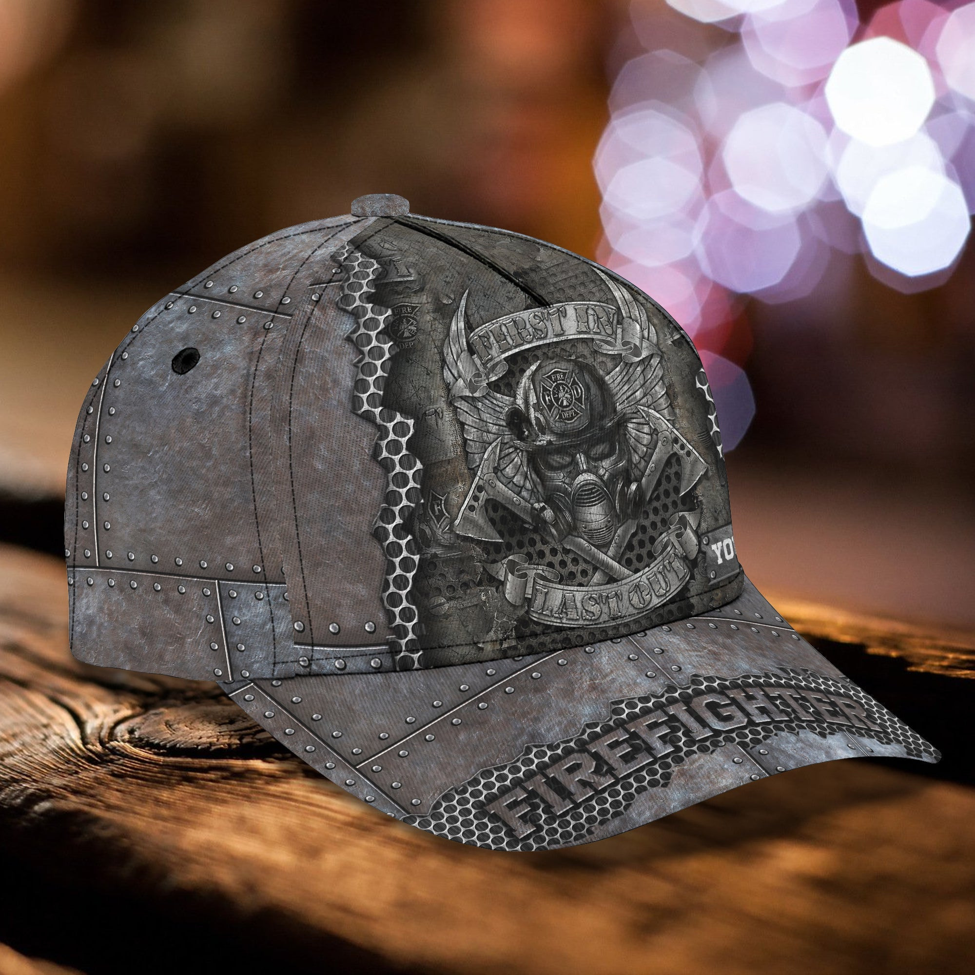 Custom Firefighter Name Cap - Personalized Classic Hat Trucker Hats Custom Hats Gifts For Men & Women