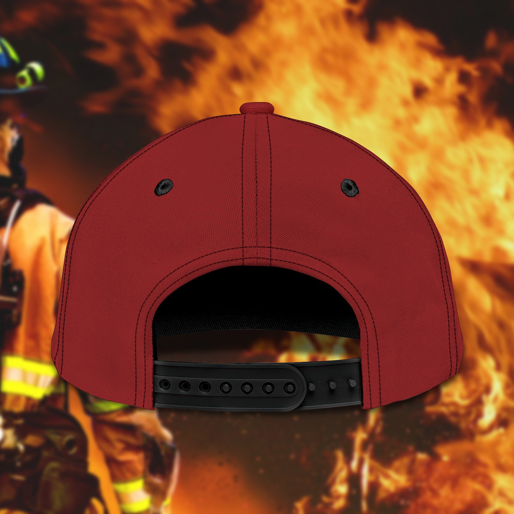 Custom Firefighter Personalized Name Cap Trucker Hats Custom Hats Gifts For Men & Women