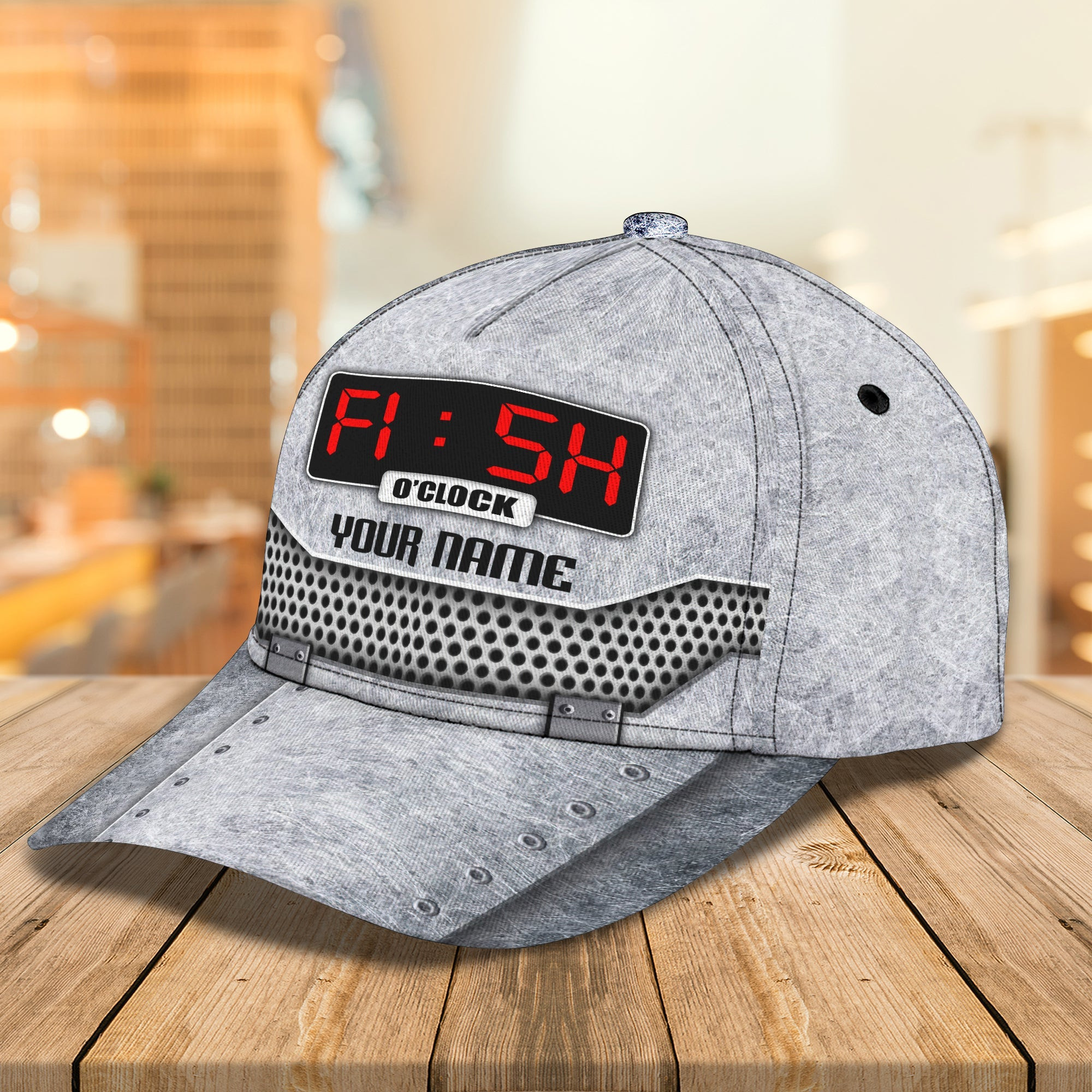 Custom Fishing Cap - Personalized Name  Classic Hat Trucker Hats Custom Hats Gifts For Men & Women