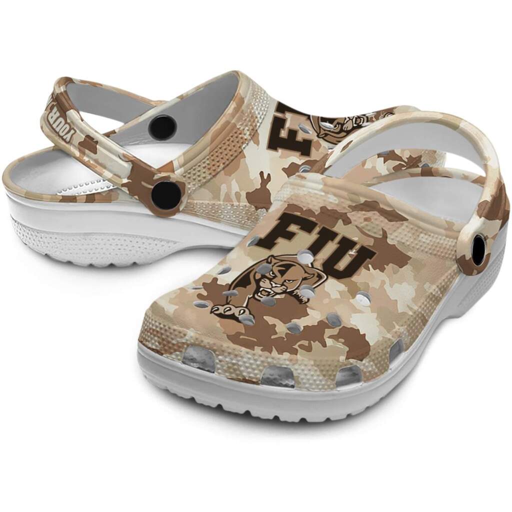 Custom FIU Panthers Desert Camo ClogTVC1801767 - Image 3