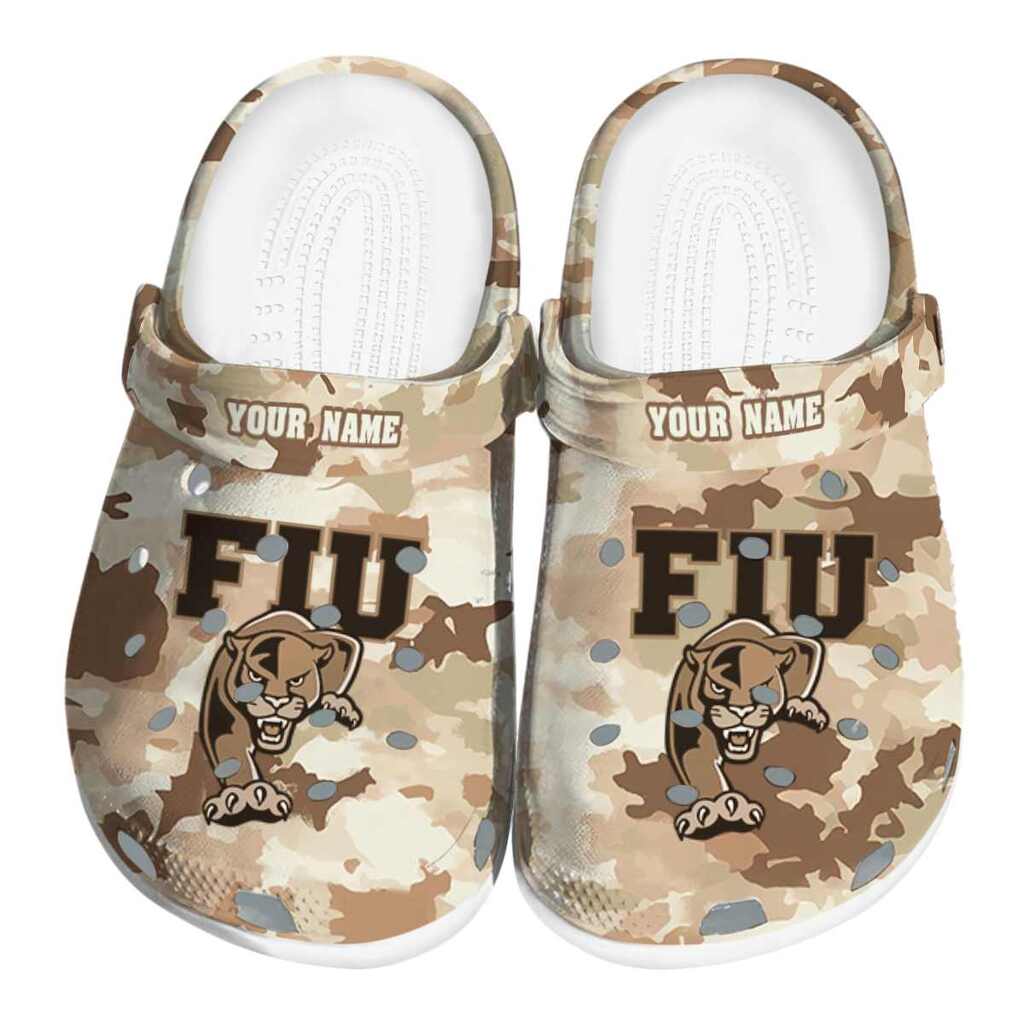 Custom FIU Panthers Desert Camo ClogTVC1801767