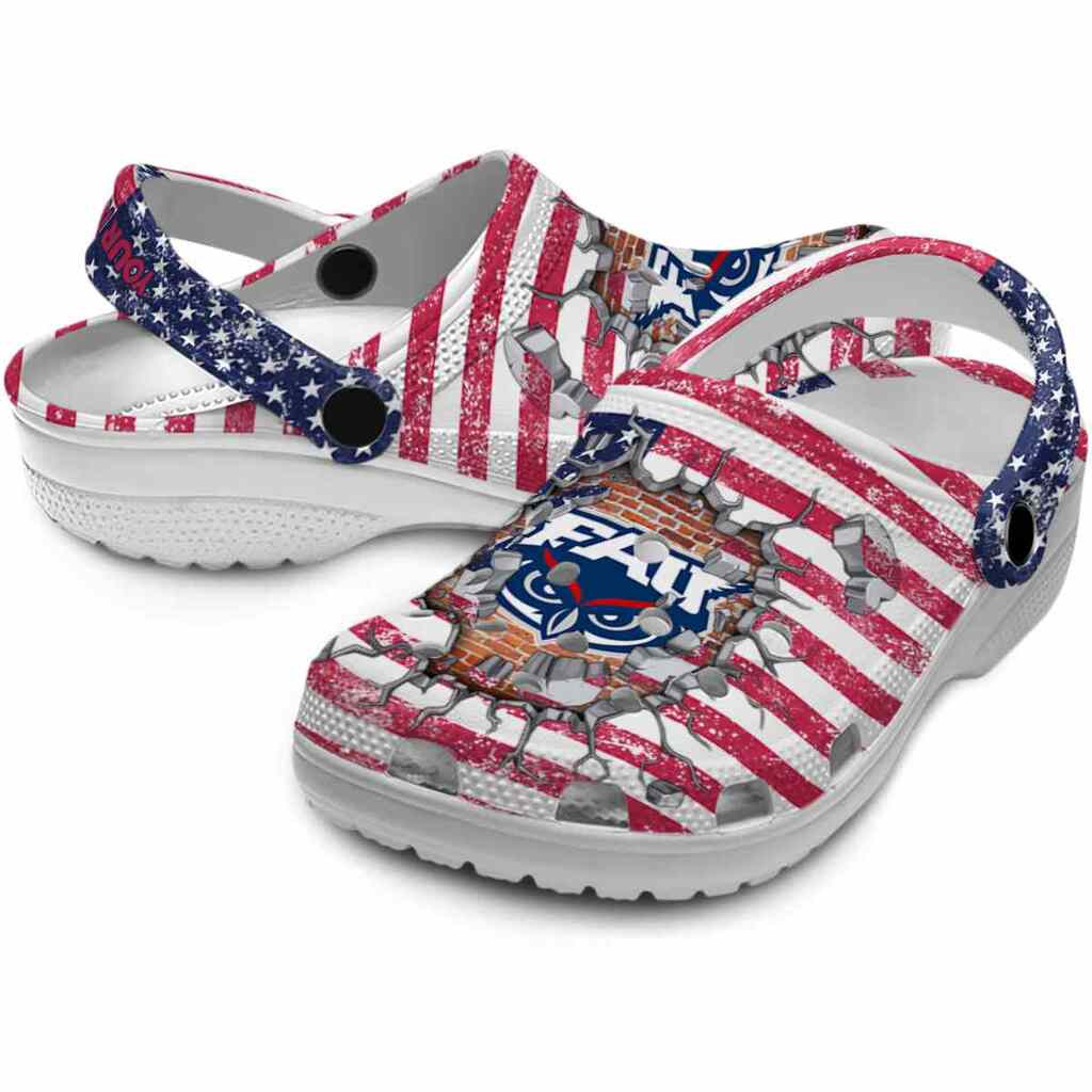 Custom Florida Atlantic Owls Freedom Splinter ClogTVC1801814 - Image 3