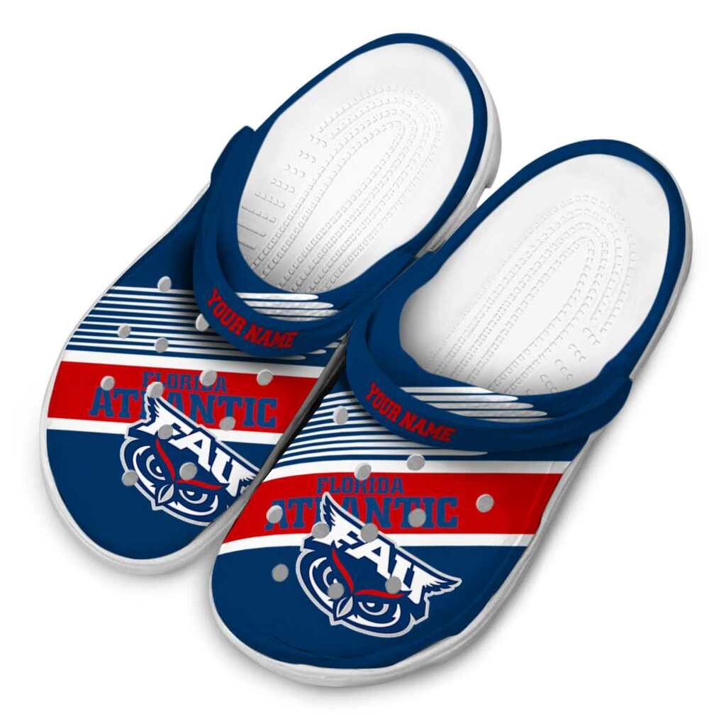 Custom Florida Atlantic Owls Vibrant Dual-Tone ClogTVC1801780 - Image 4