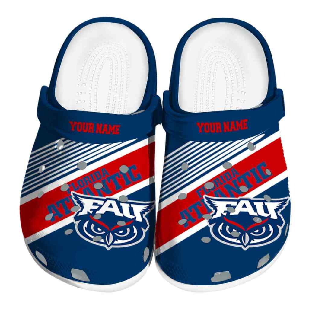 Custom Florida Atlantic Owls Vibrant Dual-Tone ClogTVC1801780