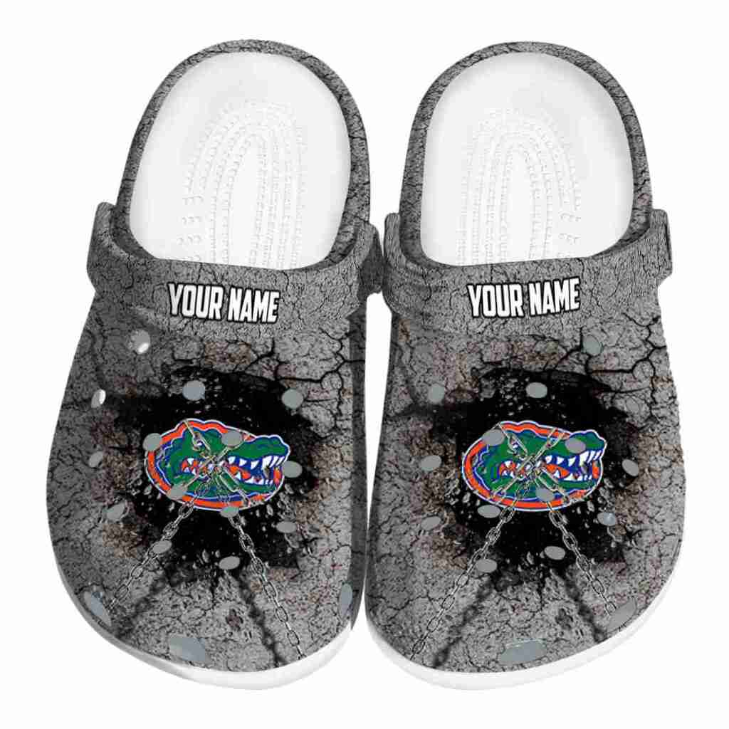 Custom Florida Gators Cracked Ground Texture ClogTVC1801990