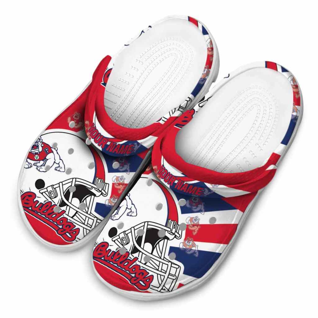 Custom Fresno State Bulldogs Football Helmet ClogTVC1801788 - Image 4