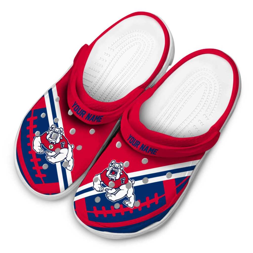 Custom Fresno State Bulldogs Football Motif ClogTVC1801788 - Image 4