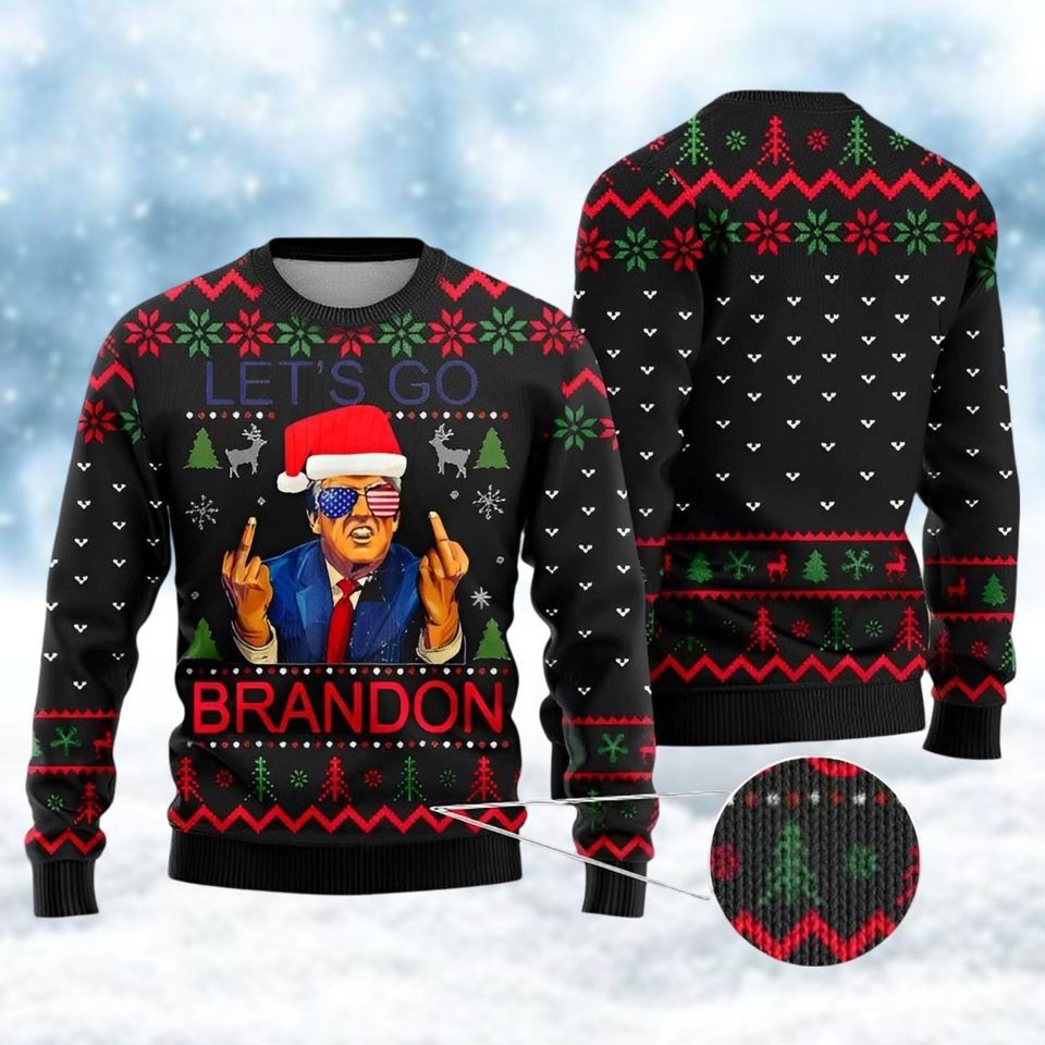 Custom Funny Face Christmas Melting - Personalized Photo Ugly Sweatshirt