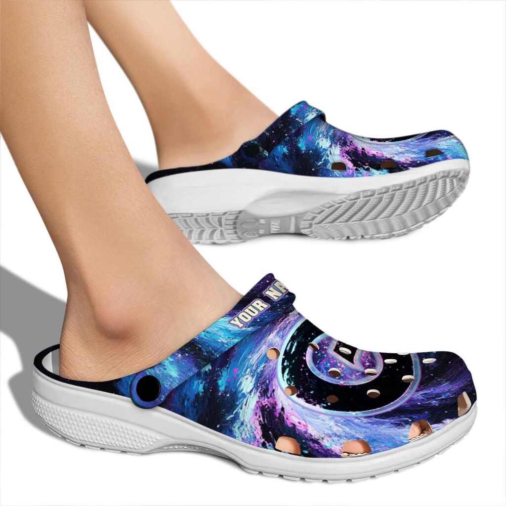 Custom Georgetown Hoyas Galaxy Swirl ClogTVC1801767 - Image 2