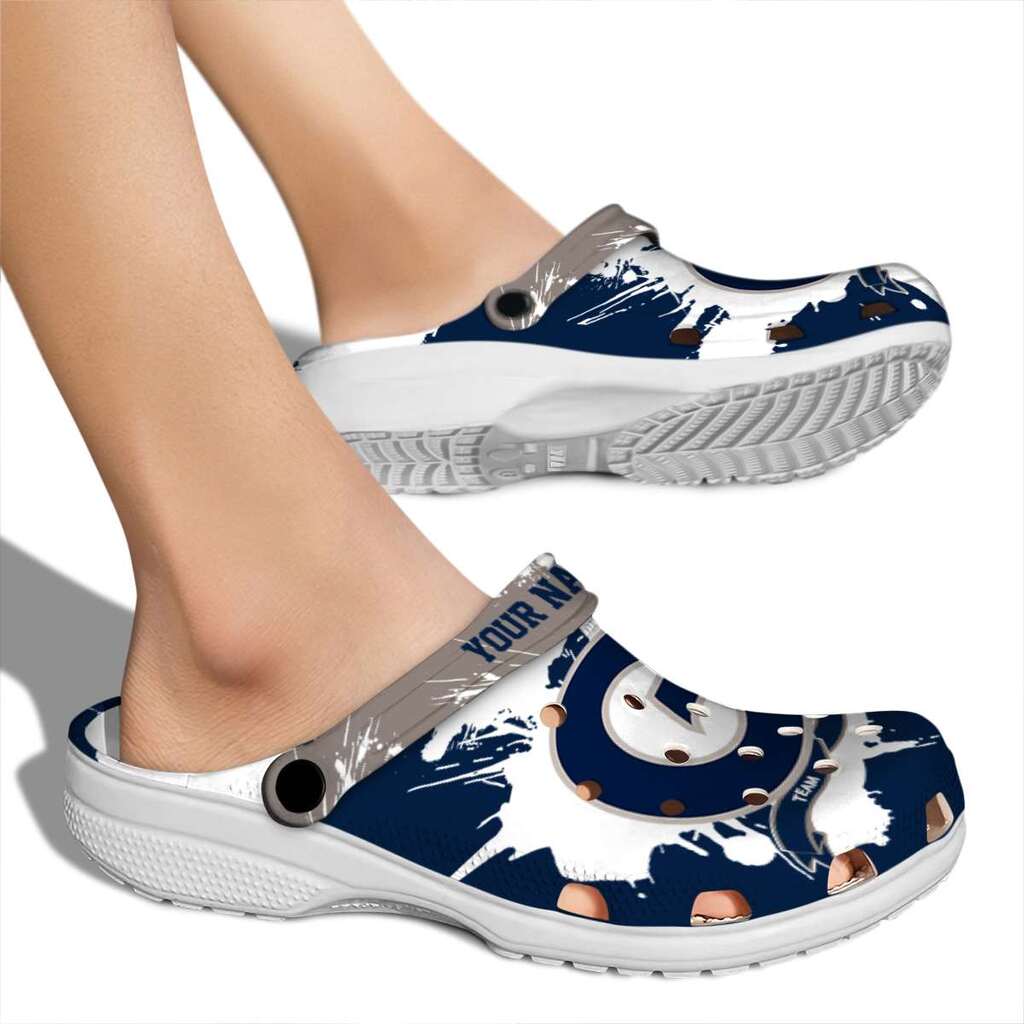 Custom Georgetown Hoyas Splatter Pattern ClogTVC1801723 - Image 2
