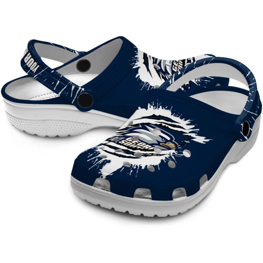 Custom Georgia Southern Eagles Splash Motif Background ClogTVC1801723 - Image 3