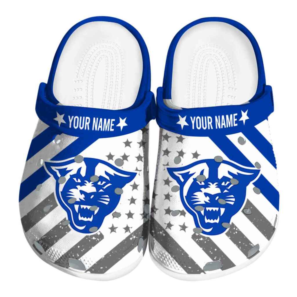 Custom Georgia State Panthers Star-Spangled Graphic ClogTVC1801815