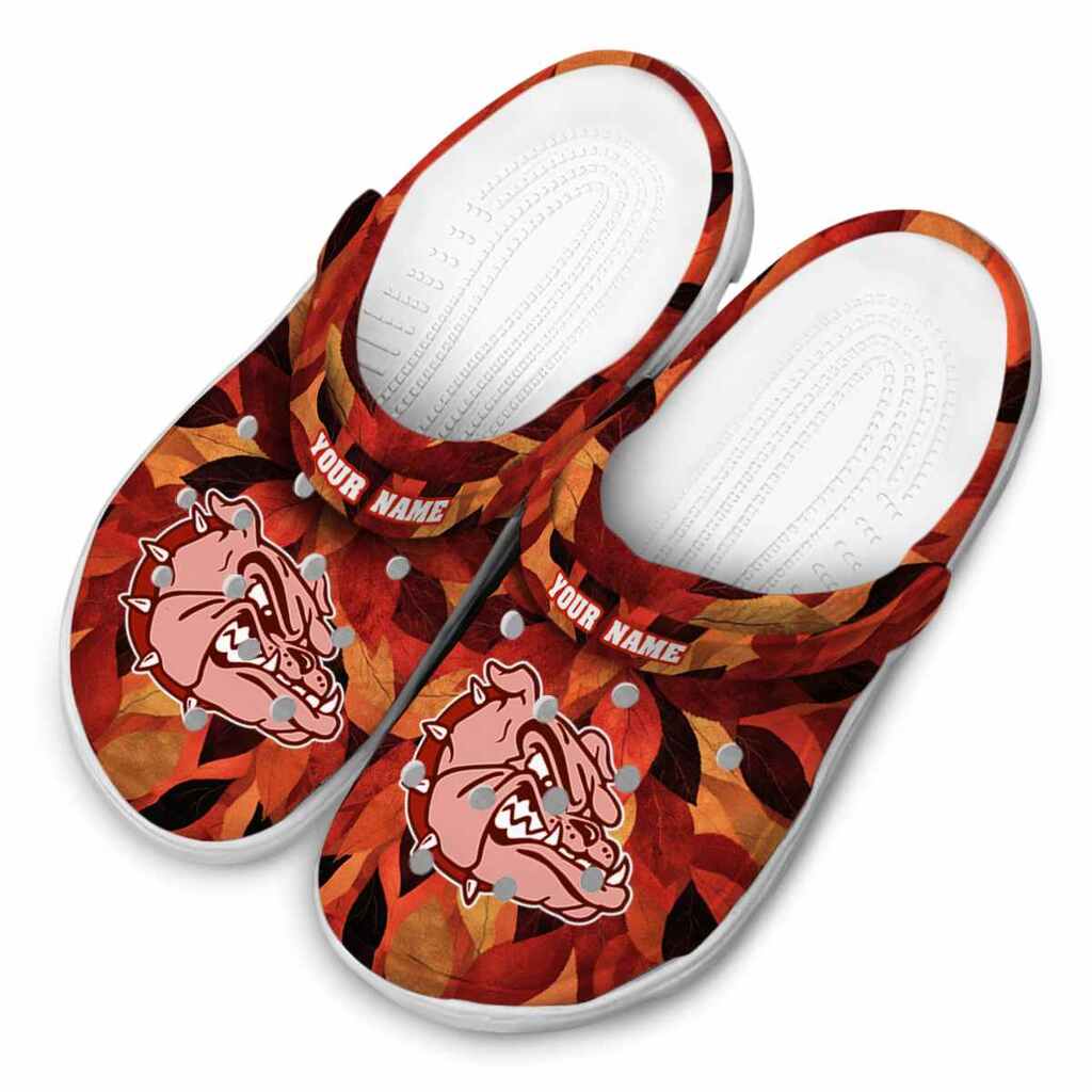 Custom Gonzaga Bulldogs Autumn Leaves ClogTVC1801695 - Image 4