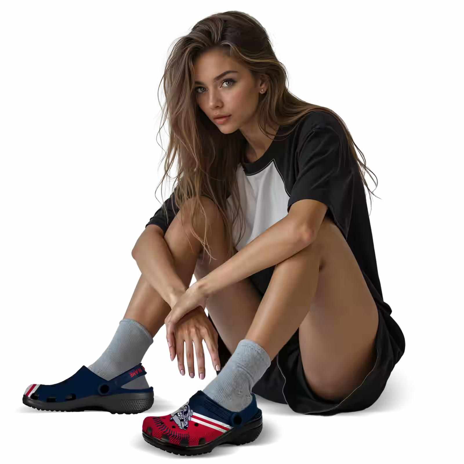 Custom Gonzaga Bulldogs Baseball Motif ClogTVC1801788 - Image 6