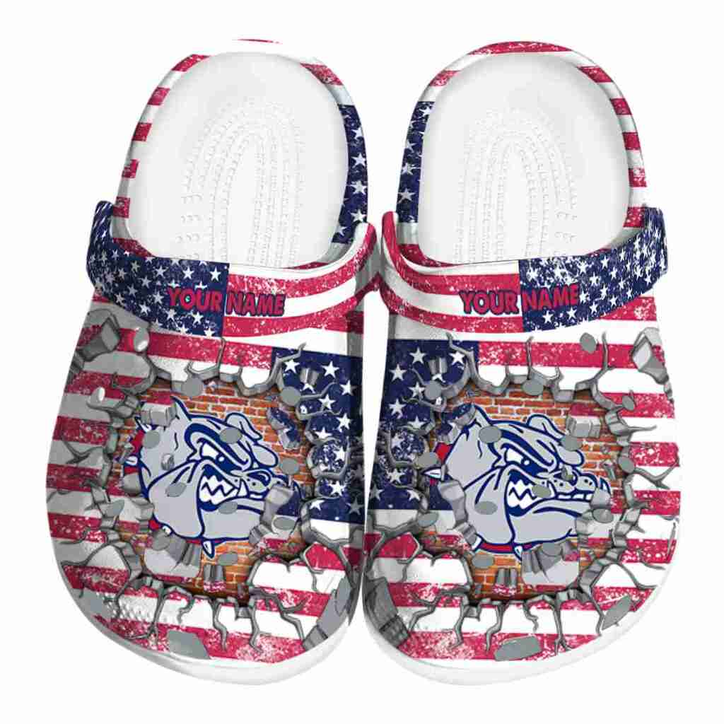 Custom Gonzaga Bulldogs Freedom Splinter ClogTVC1801816