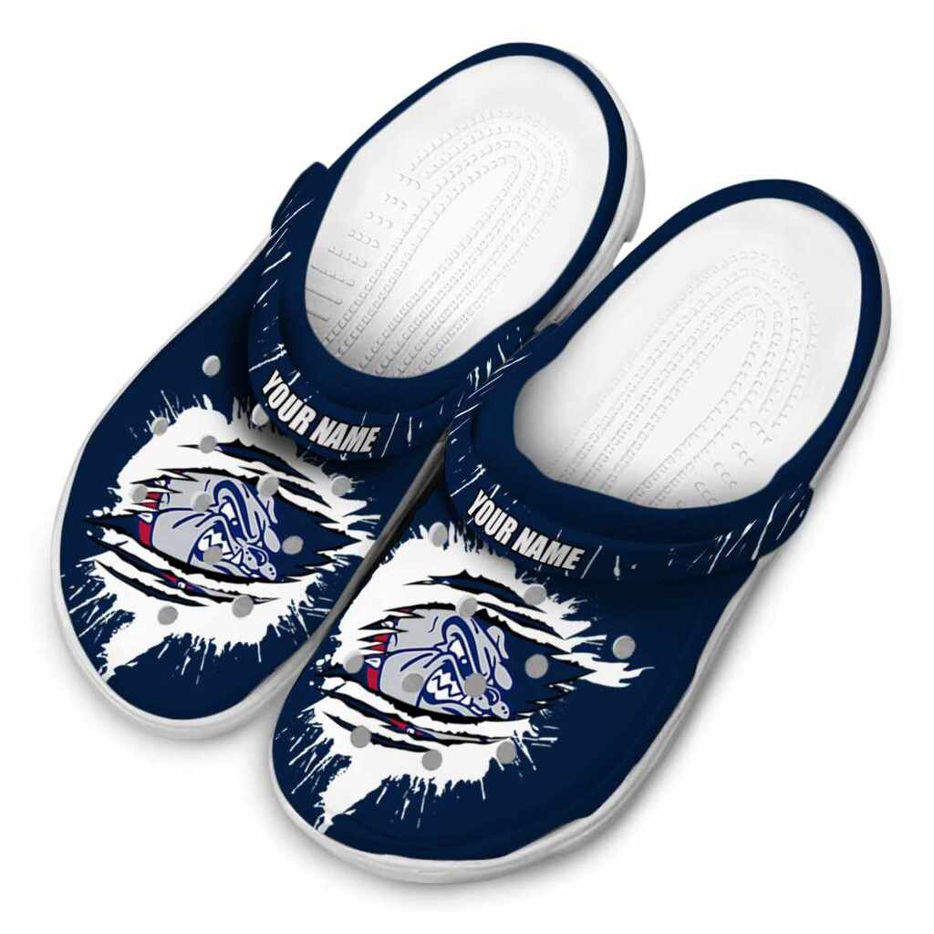 Custom Gonzaga Bulldogs Splash Motif Background ClogTVC1801721 - Image 4