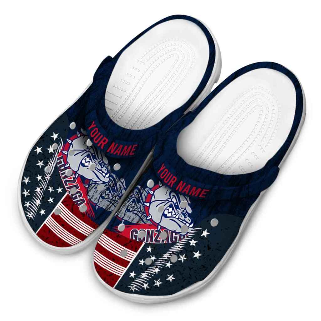 Custom Gonzaga Bulldogs Star-Spangled Side Pattern ClogTVC1801720 - Image 4