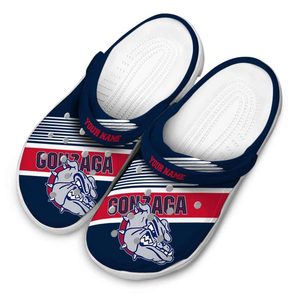 Custom Gonzaga Bulldogs Vibrant Dual-Tone ClogTVC1801781 - Image 4