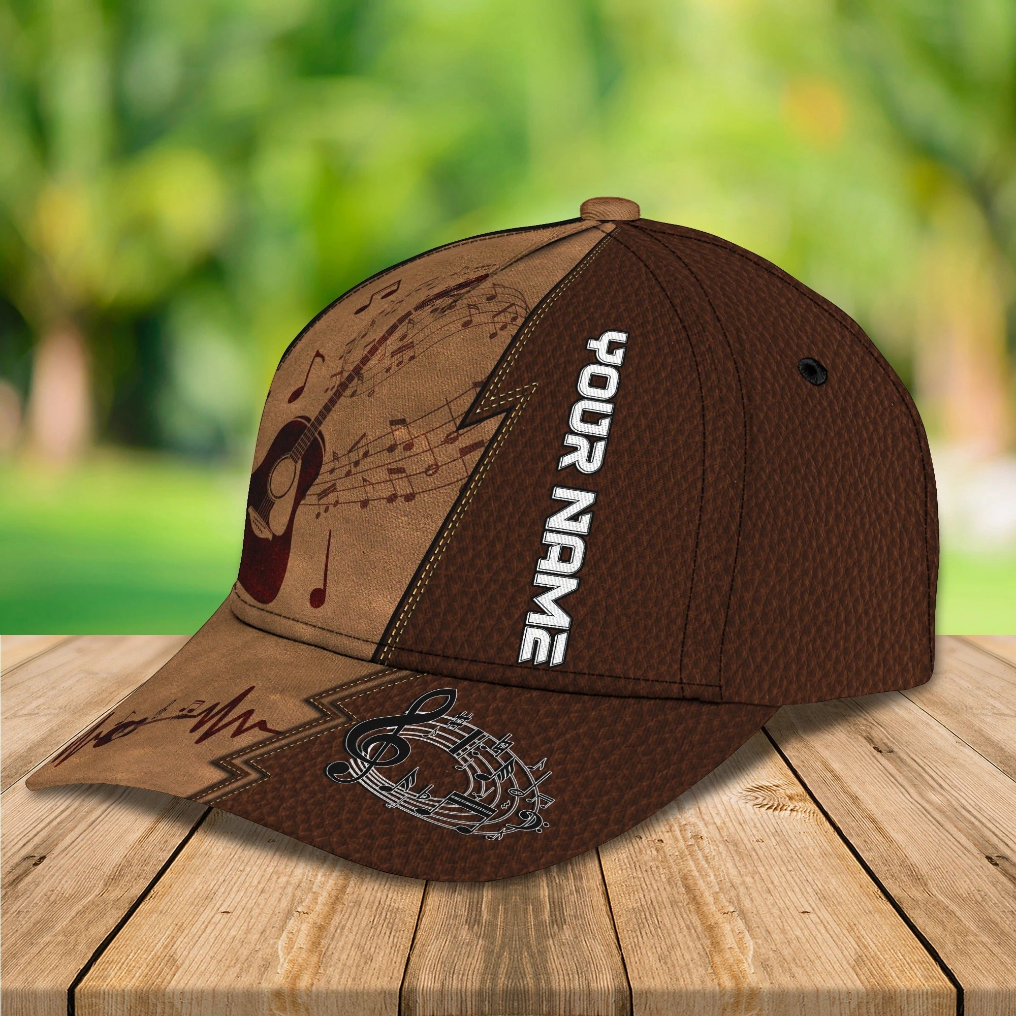 Custom Guitar Cap Hat Or Guitarist Man Travel Summer Cap Hat, Present To Guitar And Music Lovers Trucker Hats Custom Hats Gifts For Men & Women