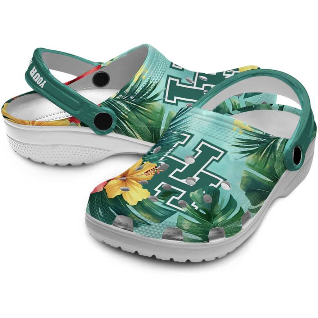 Custom Houston Cougars Tropical Vibes ClogTVC1801695 - Image 3