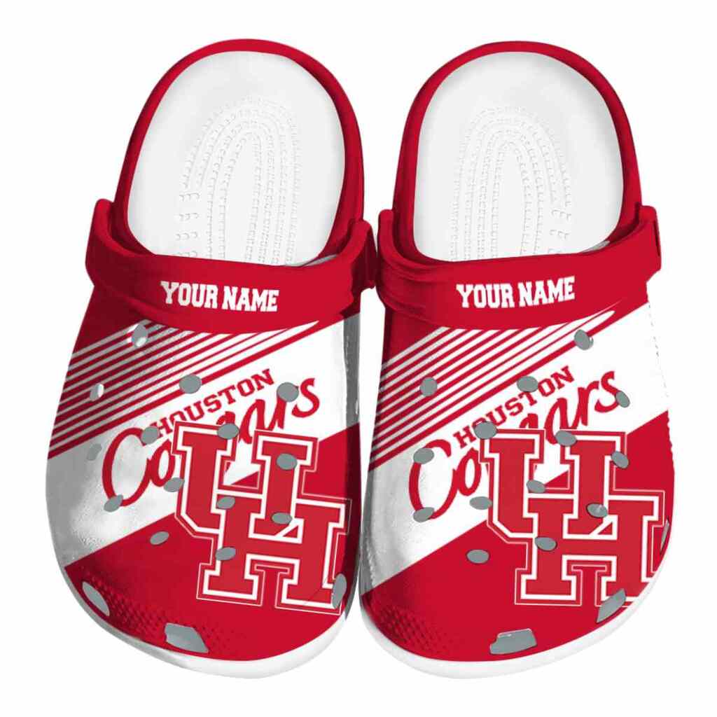 Custom Houston Cougars Vibrant Dual-Tone ClogTVC1801781
