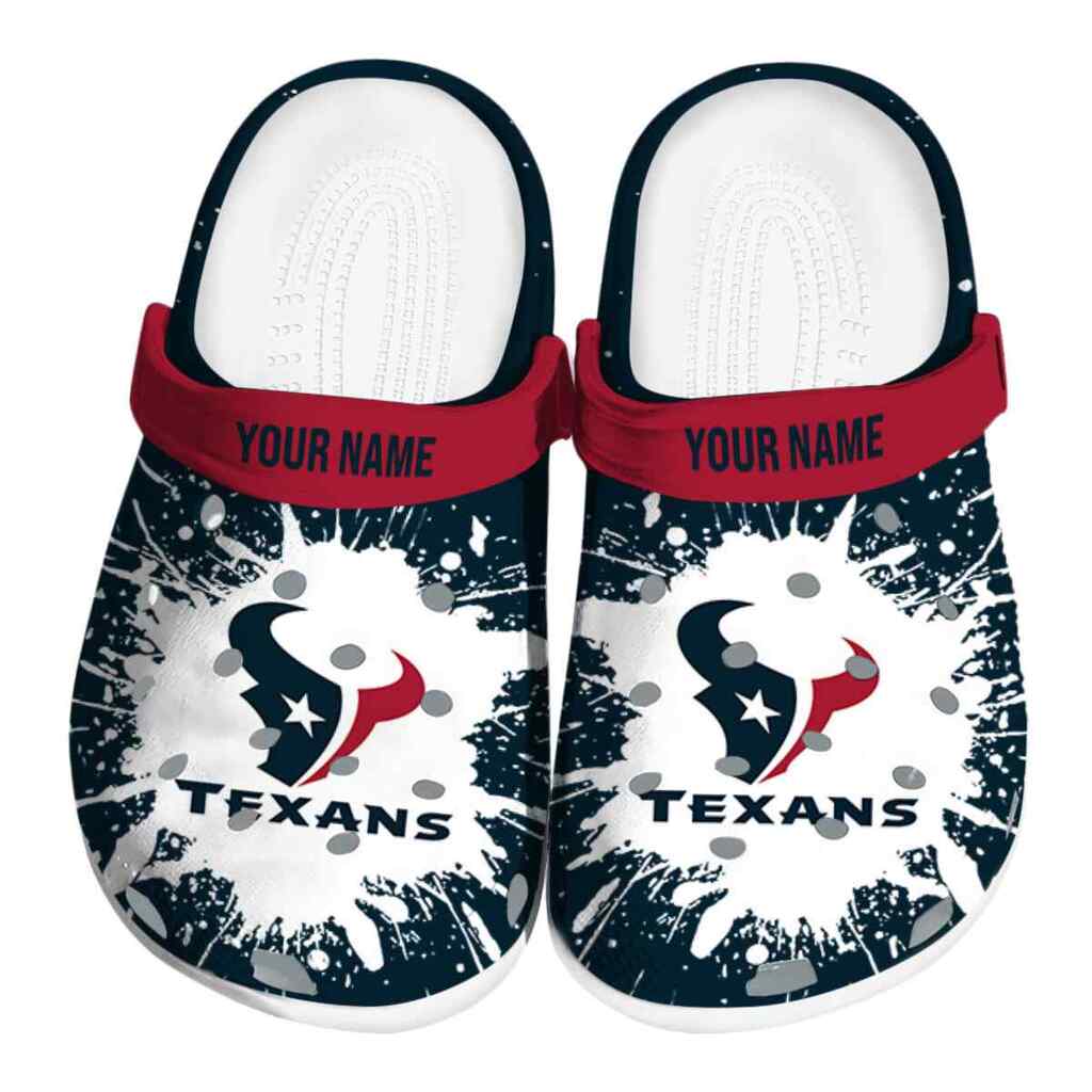 Custom Houston Texans Splash Art ClogTVC1801996