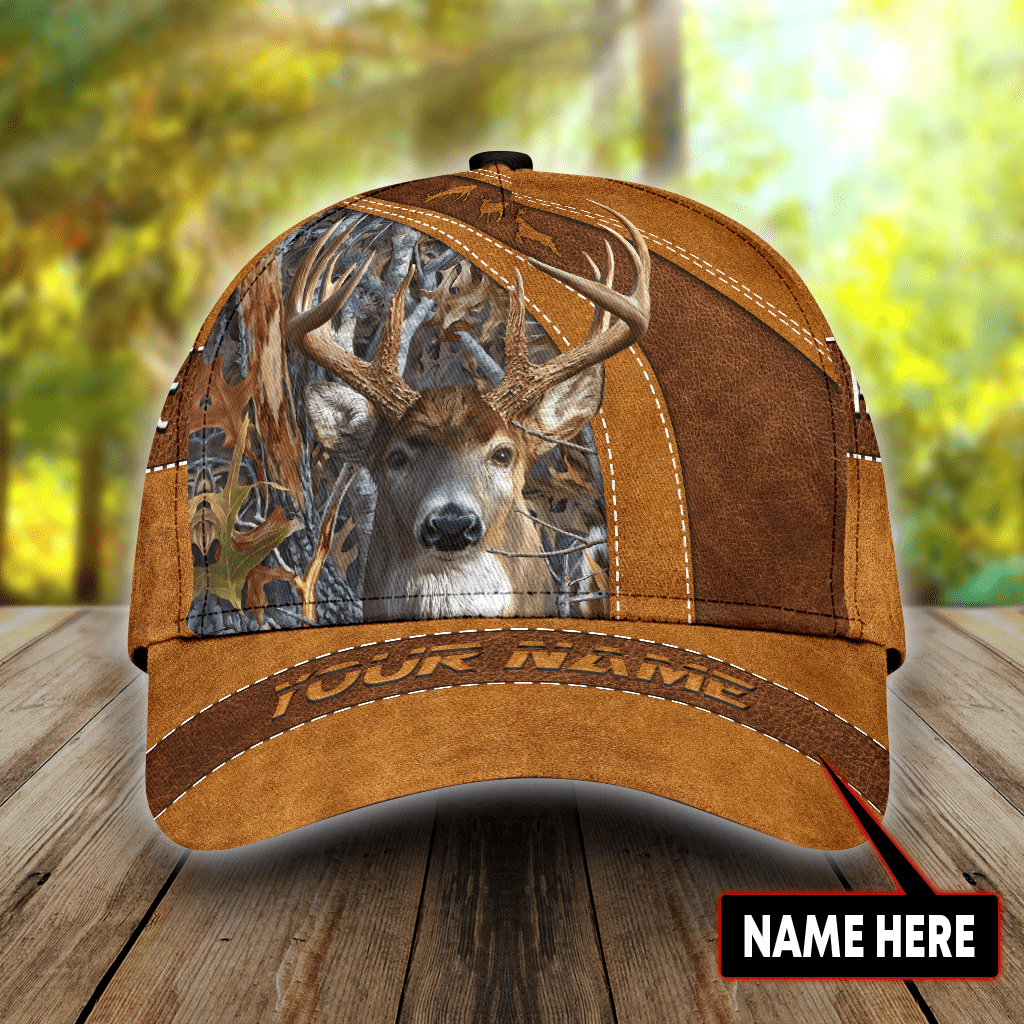 Custom Hunting Cap Hat, 3D All Over Printed Deer Hunting Baseball Cap Hat, Gift For Hunter Trucker Hats Custom Hats Gifts For Men & Women