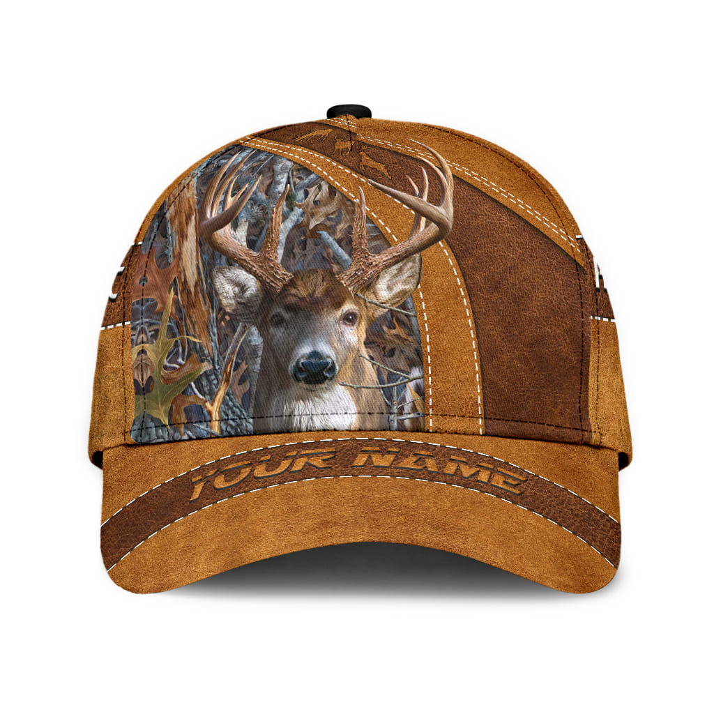 Custom Hunting Cap Hat, 3D All Over Printed Deer Hunting Baseball Cap Hat, Gift For Hunter Trucker Hats Custom Hats Gifts For Men & Women