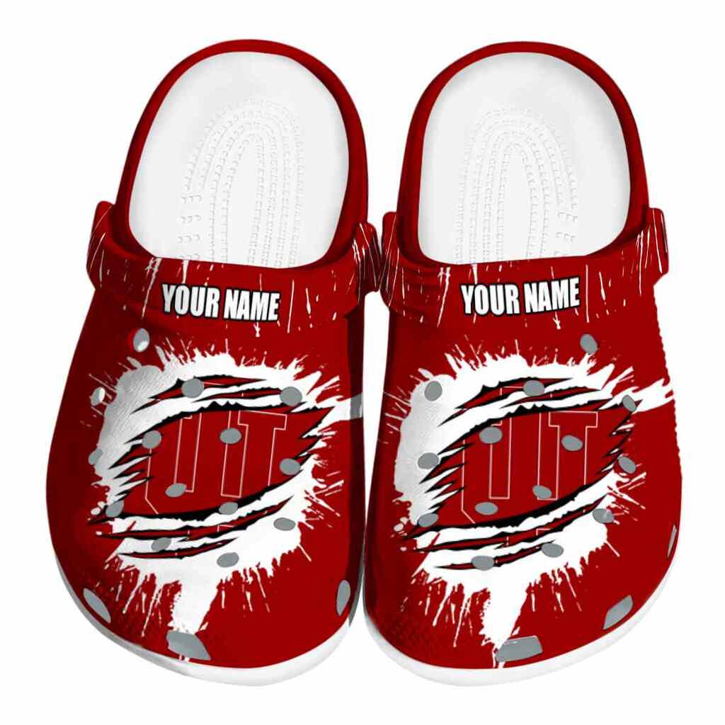 Custom Indiana Hoosiers Splash Motif Background ClogTVC1801721