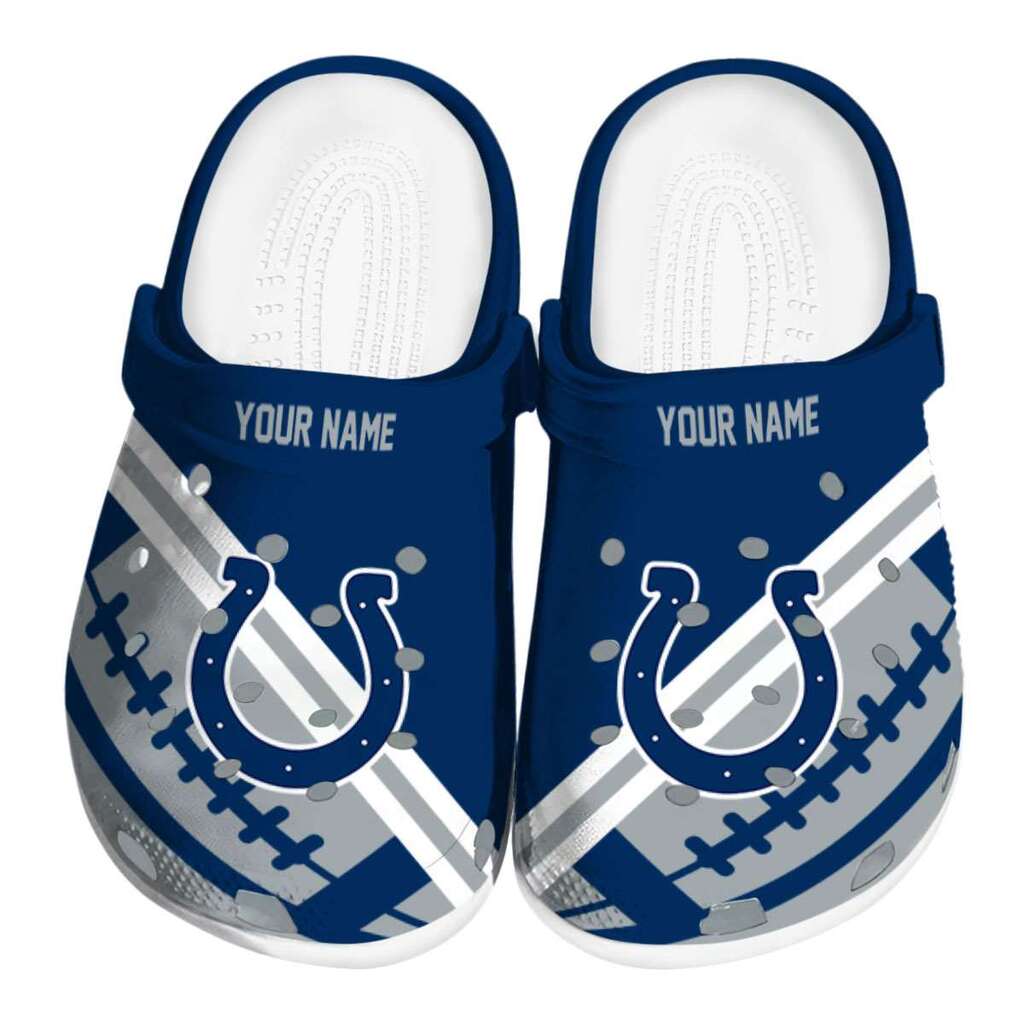 Custom Indianapolis Colts Football Motif ClogTVC1801998