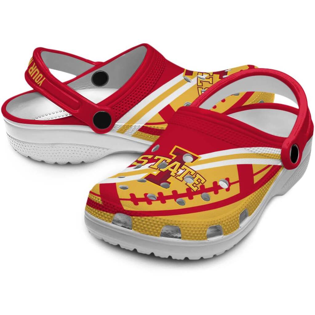 Custom Iowa State Cyclones Football Motif ClogTVC1801786 - Image 3
