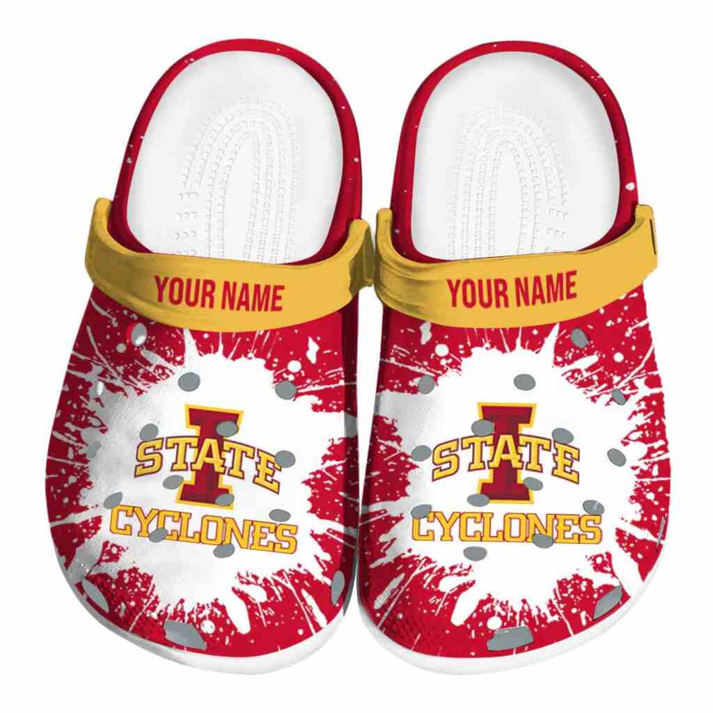 Custom Iowa State Cyclones Splash Art ClogTVC1801752