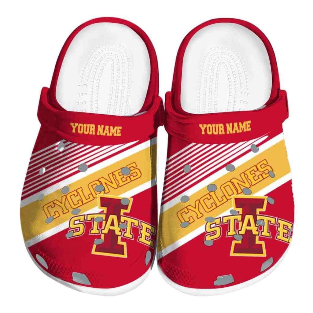 Custom Iowa State Cyclones Vibrant Dual-Tone ClogTVC1801779