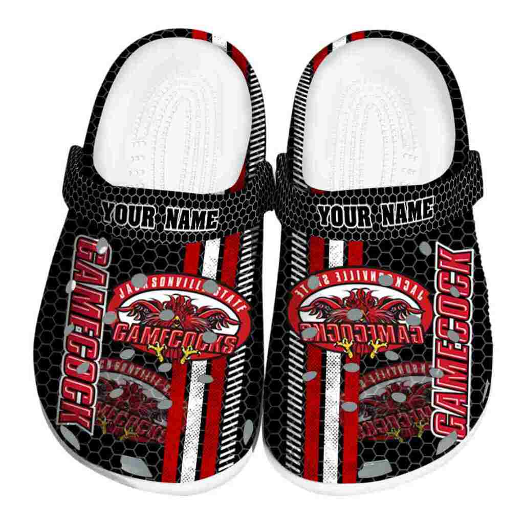 Custom Jacksonville State Gamecocks Contrasting Stripes ClogTVC1801721