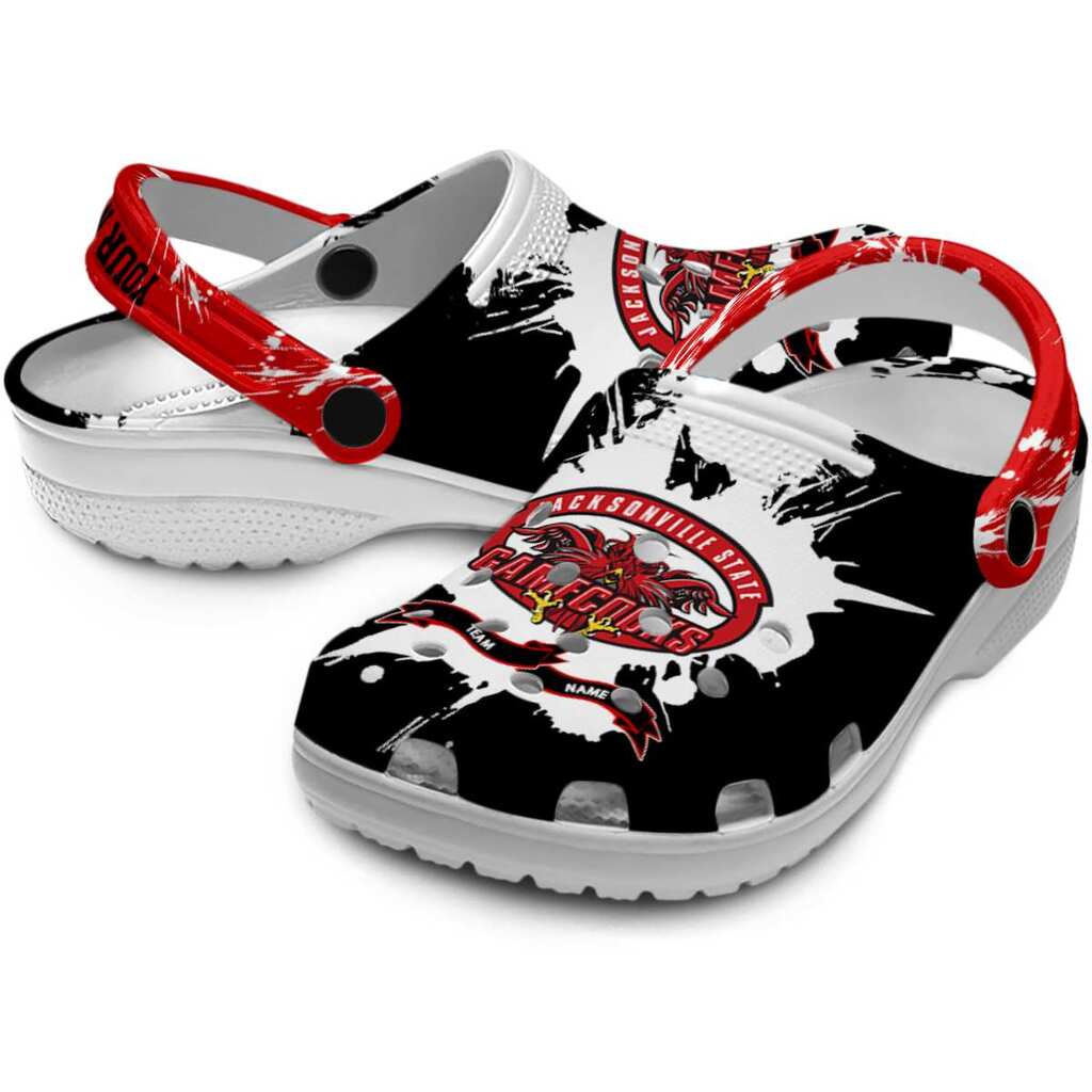 Custom Jacksonville State Gamecocks Splatter Pattern ClogTVC1801721 - Image 3