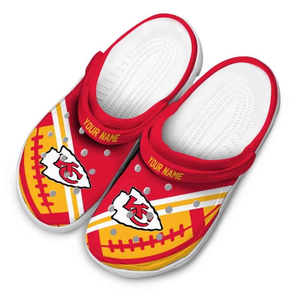 Custom Kansas City Chiefs Football Motif ClogTVC1801141 - Image 4