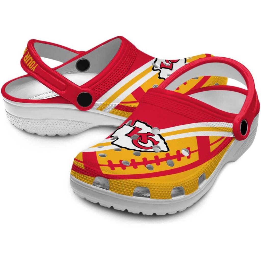 Custom Kansas City Chiefs Football Motif ClogTVC1801141 - Image 3