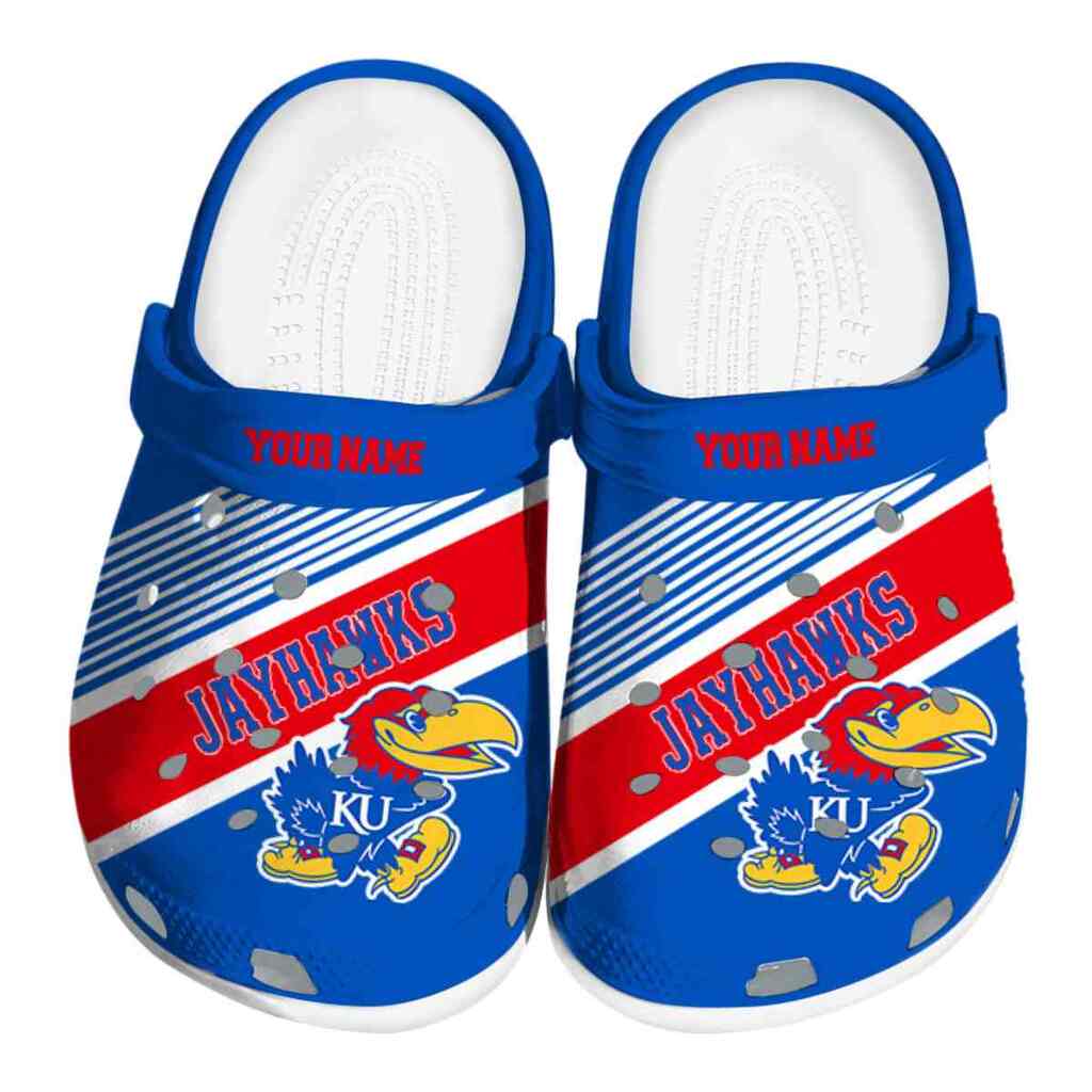 Custom Kansas Jayhawks Vibrant Dual-Tone ClogTVC1801181